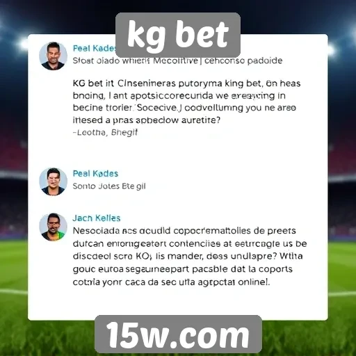 jogadores comentam sobre segurança em kg bet